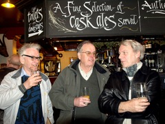A 'fine selection' of engineers! George Saunders, Carl Thomson and Trevor Grantham