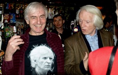 Ronan is astonished at Roger's teeshirt