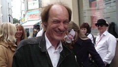 Two stars together: Cousin Moosie, Superstar and John Otway, Microstar