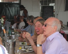 Jon with Chris Stewart's wife Christine 