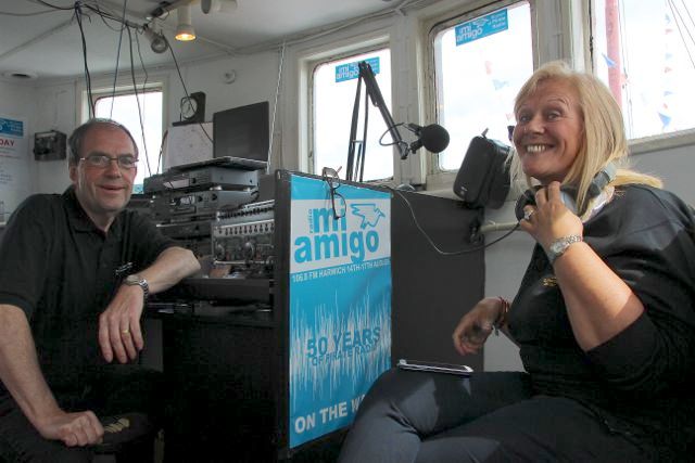 Co-presenters Tony C and Sharon Smith