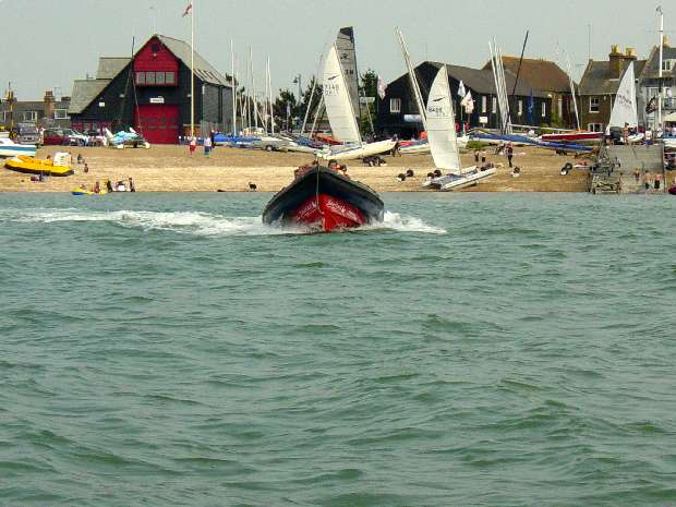 RiB with RNLI Station & Yacht Club Whitstable