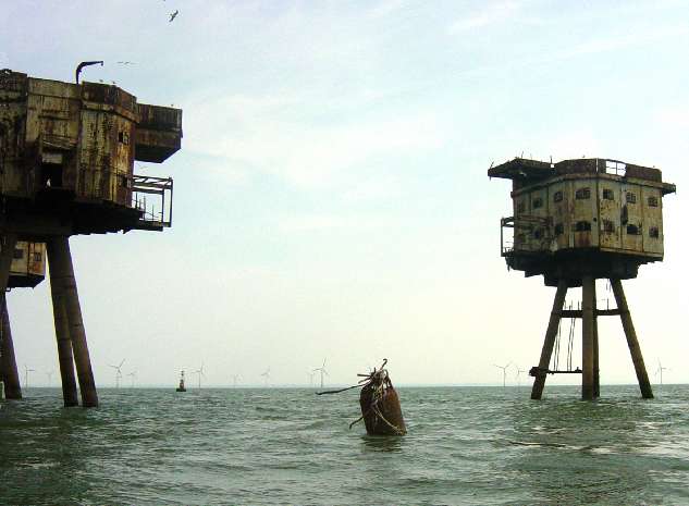 Leg remains of Gun Tower 4
