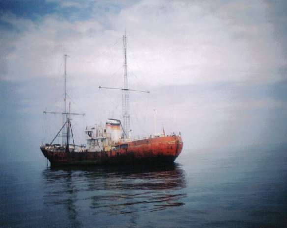 Stern portside view of ross revenge
