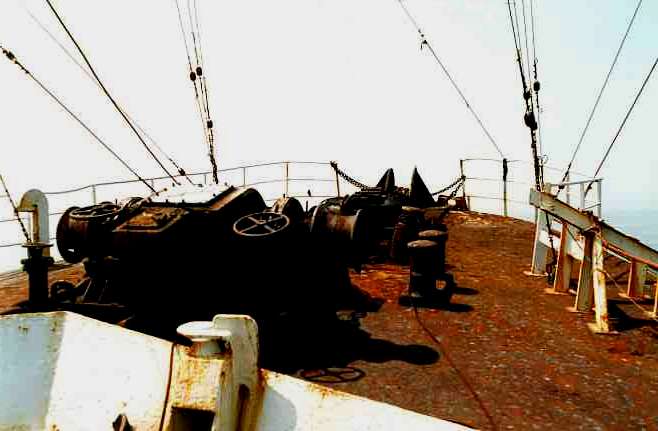 Fore peak anchor controls