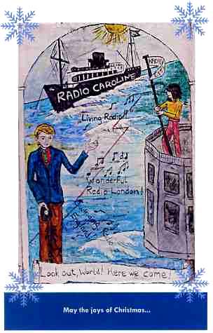 Offshore Radio Christmas Card 1967