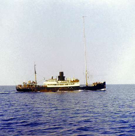 MV Caroline in English Channel 13th July 1964