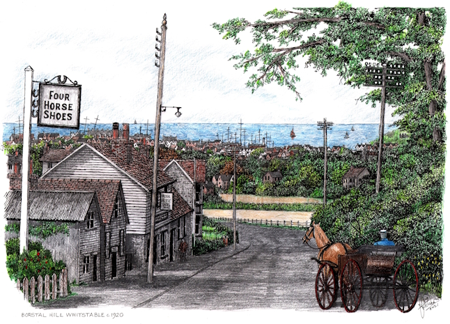Four Horse Shoes Pub in 1920's