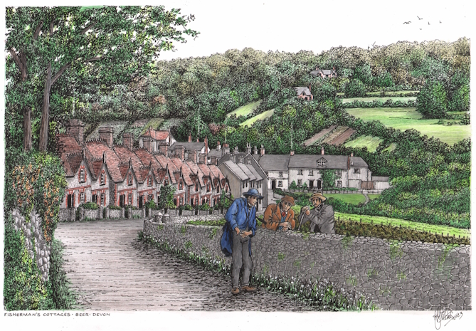 Fisherman's Cottages, Beer, Devon