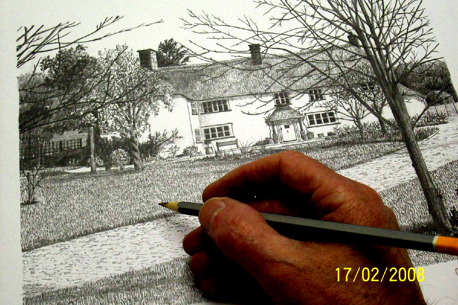 Artist at work