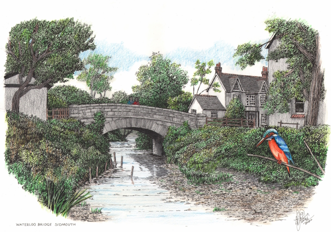 Waterloo Bridge, Sidmouth, Devon Waterloo Bridge, Sidmouth, Devon