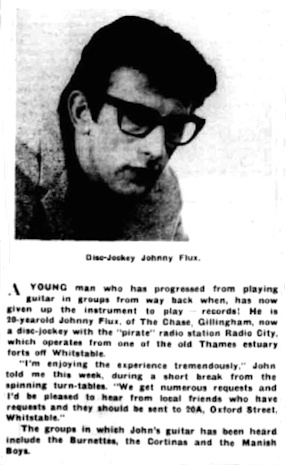 Johnny Flux Press Cutting 1965