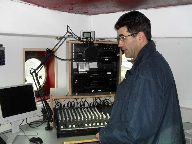 Sietse Brouwer in studio