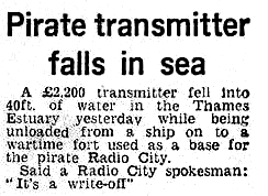 The ill fated transmitter