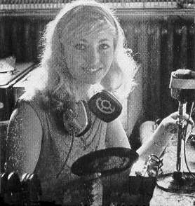 Peggy in the studio