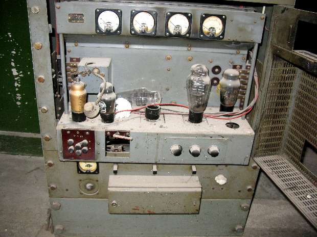 Auditorium amplifier close up
