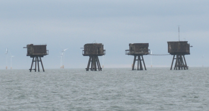 Red Sands Forts & Kentish Flats Windfarm