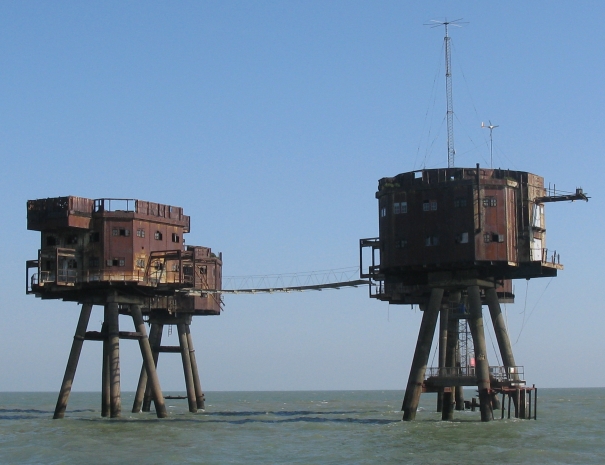 Red Sands Forts looking NE