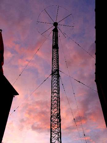 Antenna in the sunset