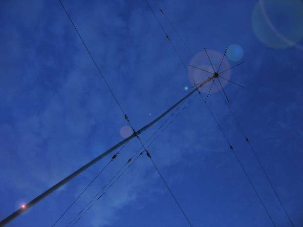 Antenna as night falls