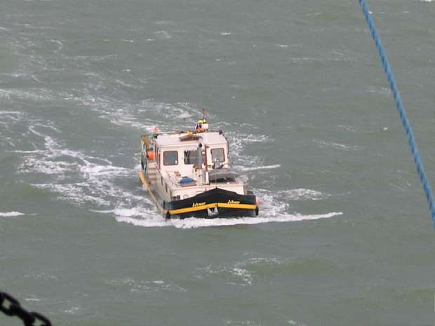 Jonas approaches on a collision course