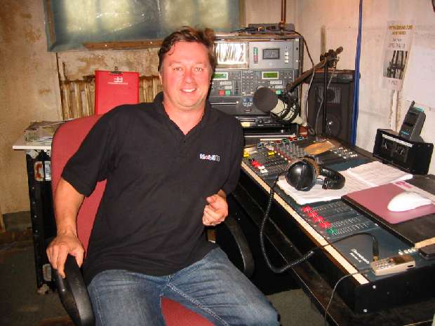 Rob Ashard in studio