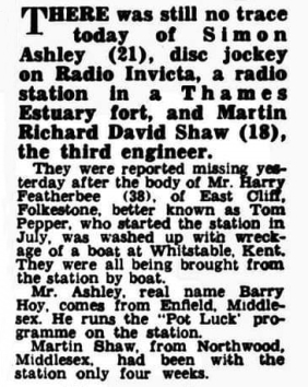 Unknown Press Cutting