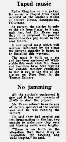 New Pirate Kentish Express 26 March 1965