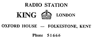 King Letter Head Monochrome 