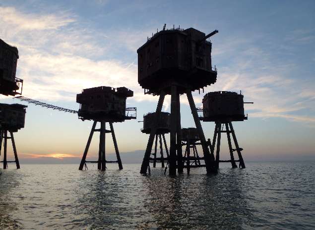 Evening view of Forts