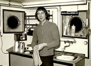 Robin Banks in Mebo 2 galley in 1974