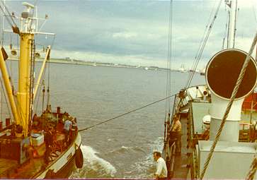 Mebo 2 towed into Slikkerveer harbour