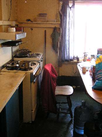 Galley interior
