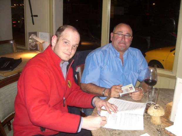 Chris & Mike planning strategy
