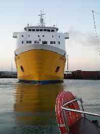 Transmanche ferry bows