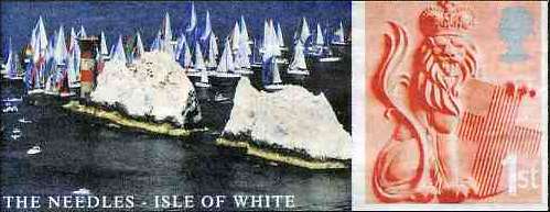 First Class Isle-of-WHITE Stamp!