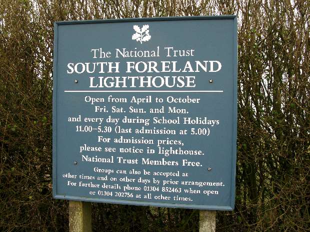 South Foreland Lighthouse opening times