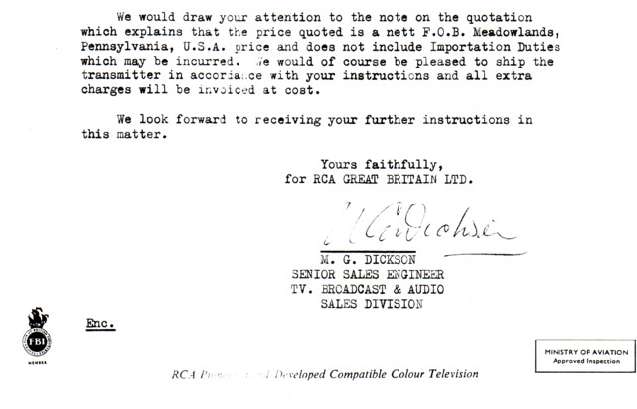 RCA Transmitter Covering Letter - Part 2