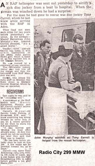 Tony Carroll Airlift Story