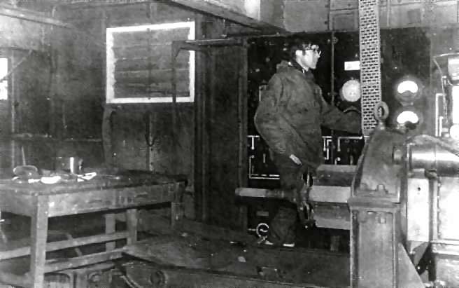 Mike Bass in Generator Hall