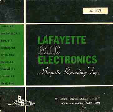 Lafayette tape box