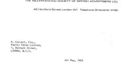 Society of British Advertisers letter