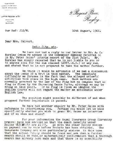 Legal letter