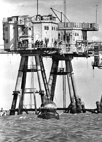 Shivering Sands Forts 22nd June 1966