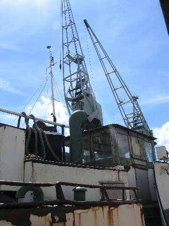 Wheel house & cranes